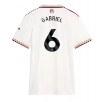 Arsenal Gabriel Magalhaes #6 Fotballklær Tredjedrakt Dame 2025-26 Kortermet